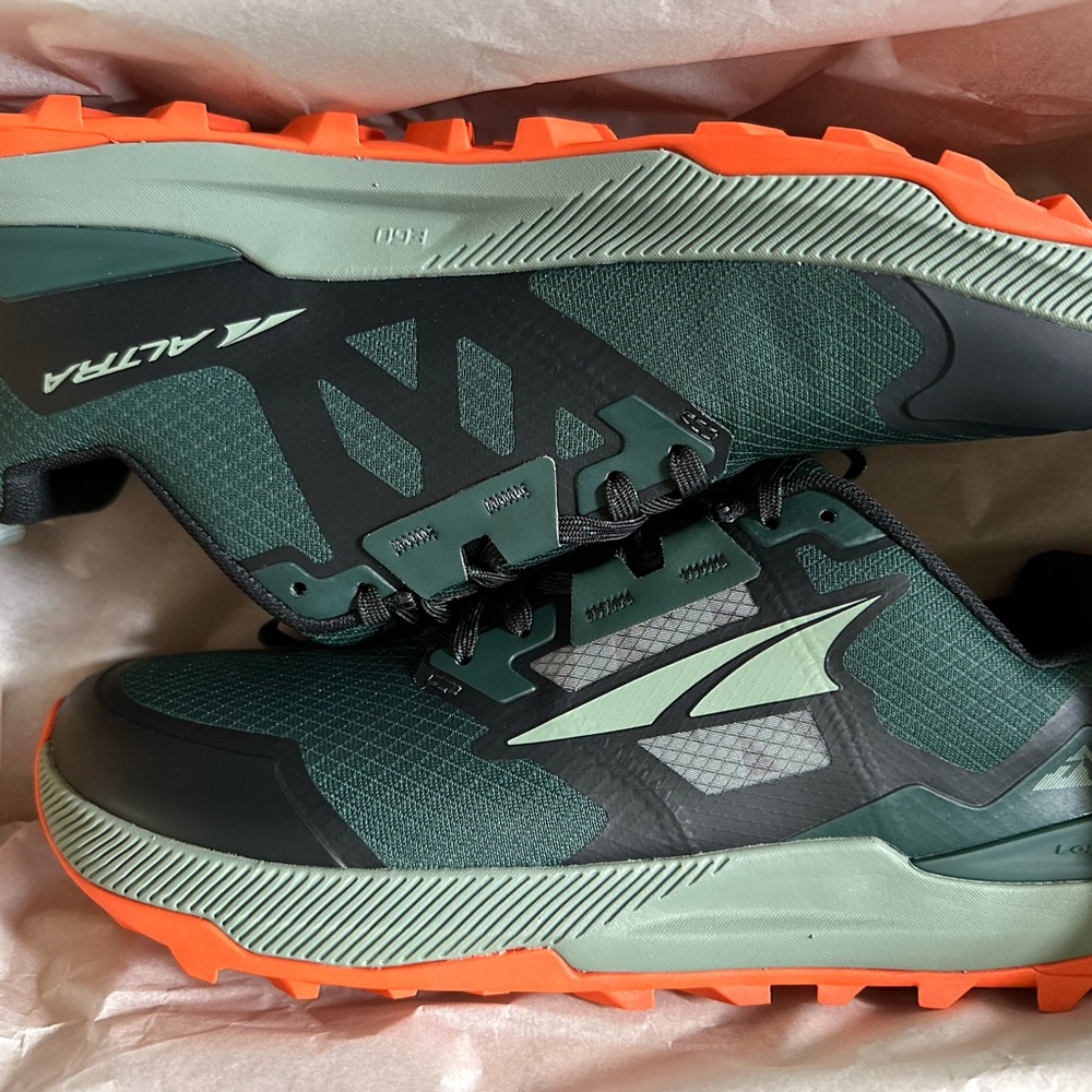Altra Men’s Lone Peak 7 - Green/Orange, 9D